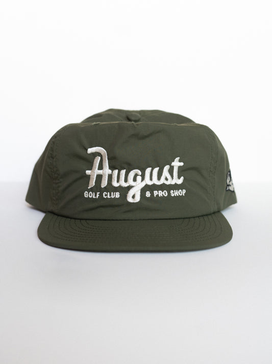 Nylon Shop Cap - Olive