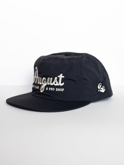 Nylon Shop Cap - Navy