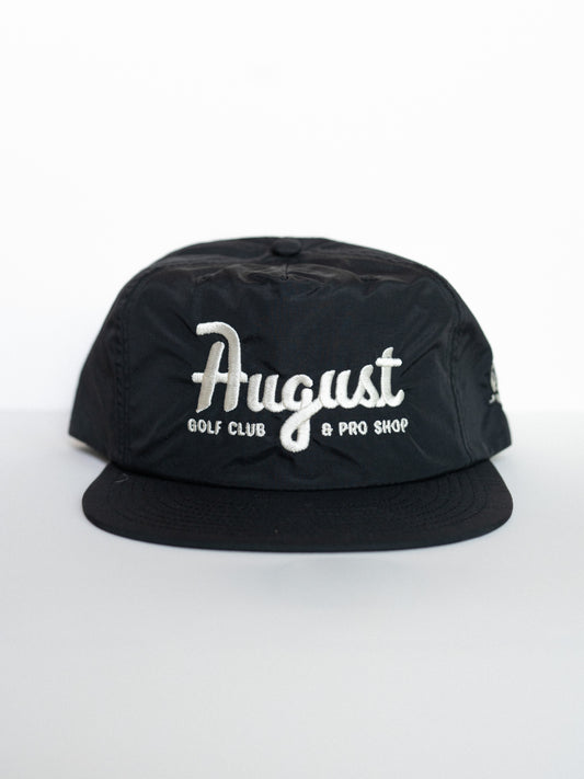 Nylon Shop Cap - Black