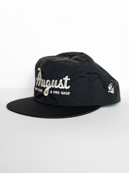 Nylon Shop Cap - Black